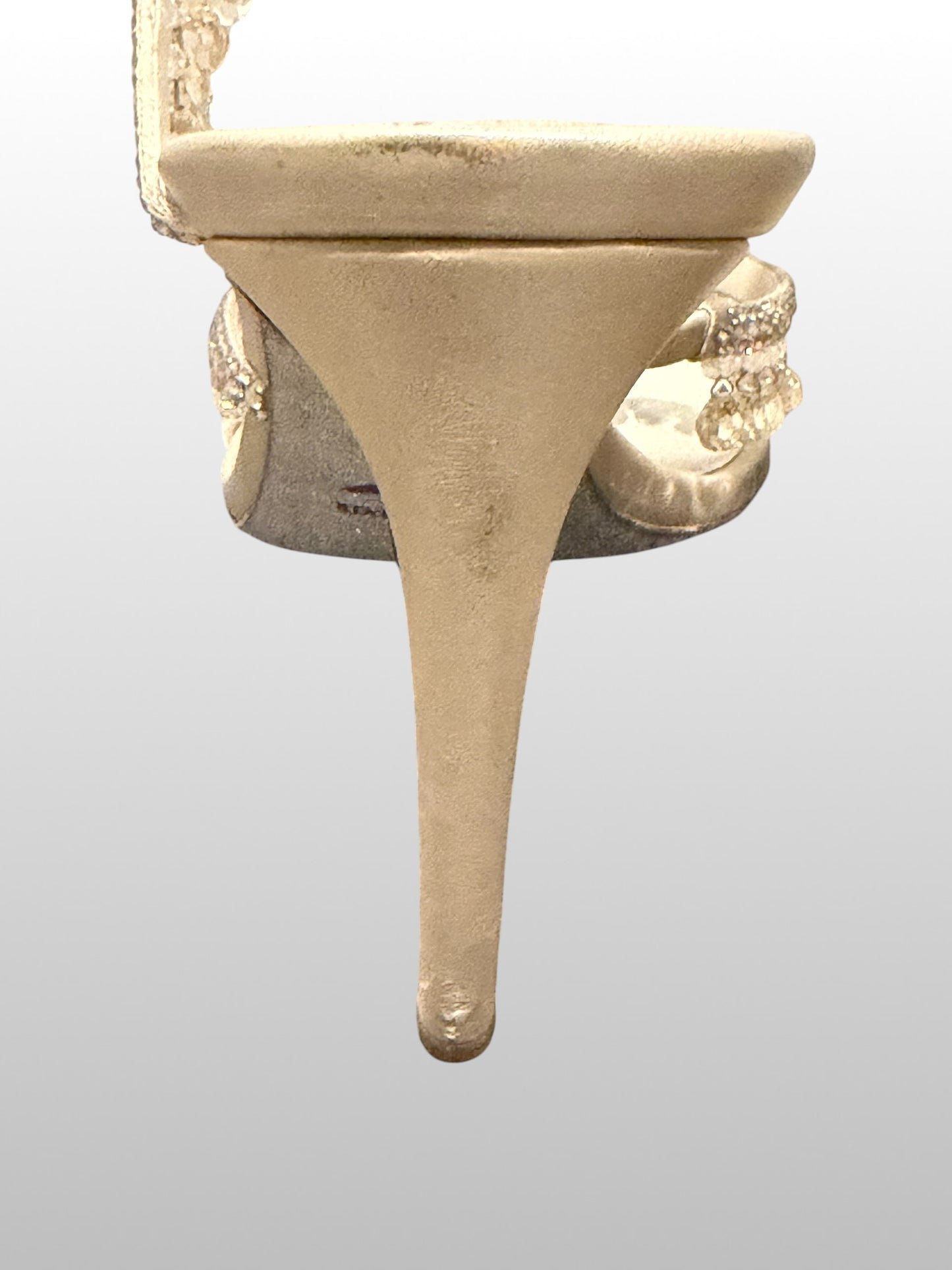 Rene Caovilla Chandelier Nude 105mm Size - IT 37.5